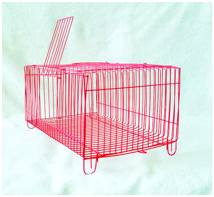 Small Pet Transport Cage with Iron Wire Cage Simple Hamster Rabbit Cage Bird Cage Cat Cage Pigeon Chicken Cage 28cm Small Pet Transport Cage with Iron Wire Cage Simple Hamster Rabbit Cage Bird Cage Cat Cage Pigeon Chicken Cage 28cm