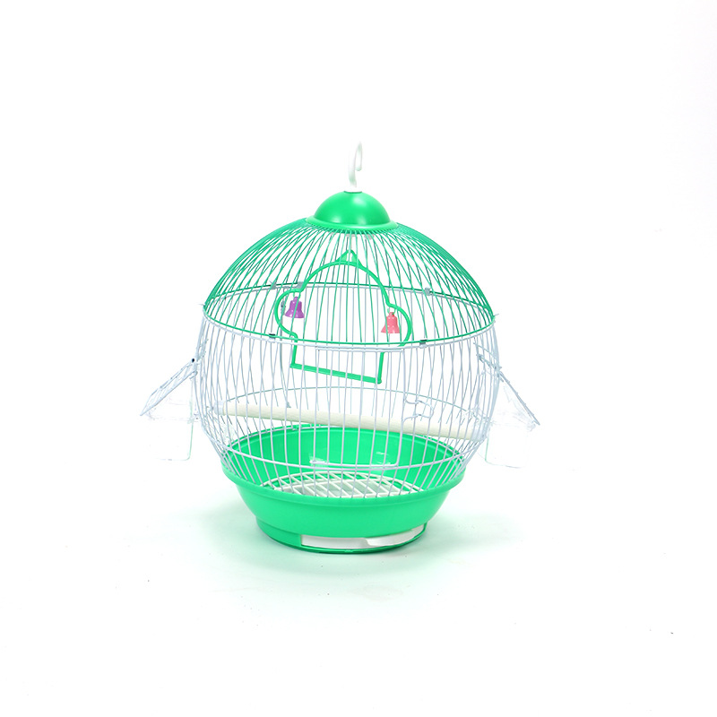 round Ball Bird Cage Household Ornamental Iron Wire Medium Bird Cage Bird Nest Oriental Cage Parrot Cage