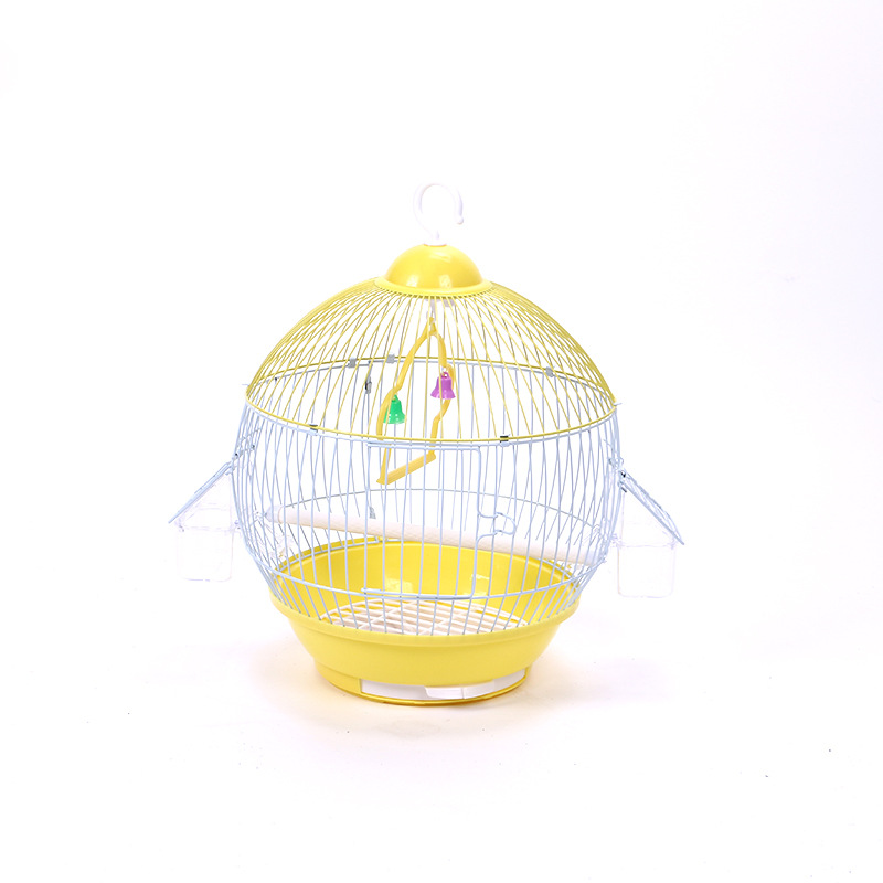 round Ball Bird Cage Household Ornamental Iron Wire Medium Bird Cage Bird Nest Oriental Cage Parrot Cage