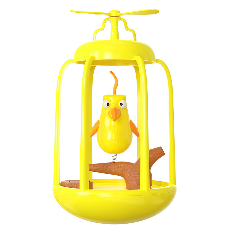 Pet Supplies Factory Wholesale Company Amazon New Popular Sound Bird Cage Funny Cat Tumbler Cat Toy