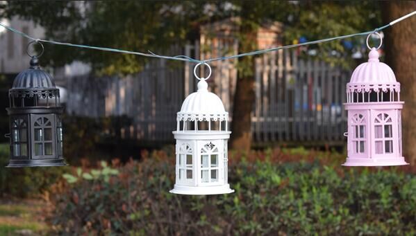 European Style Retro Iron Art Windproof Glass Wedding Storm Lantern Bird Cage Candle Holders Barn Lantern Gift Wedding Romantic Ornaments European Style Retro Iron Art Windproof Glass Wedding Storm Lantern Bird Cage Candle Holders Barn Lantern Gift Wedding Romantic Ornaments