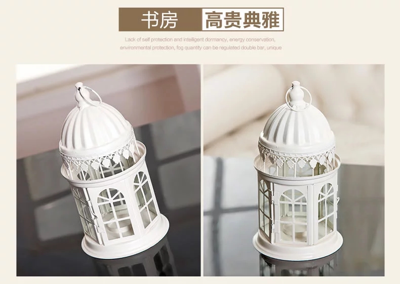European Style Retro Iron Art Windproof Glass Wedding Storm Lantern Bird Cage Candle Holders Barn Lantern Gift Wedding Romantic Ornaments European Style Retro Iron Art Windproof Glass Wedding Storm Lantern Bird Cage Candle Holders Barn Lantern Gift Wedding Romantic Ornaments