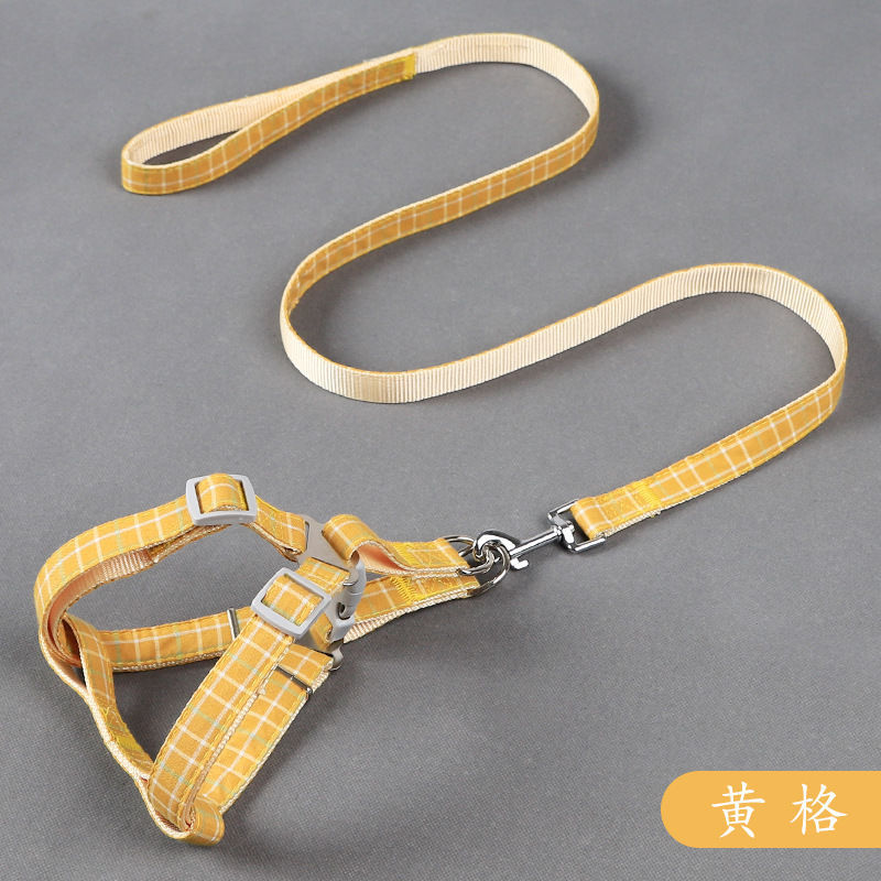 Collar Dog Hand Holding Rope Dog Small Dog Leash Cat Cat Rope Chain Dog Retractable Large Teddy Pet
