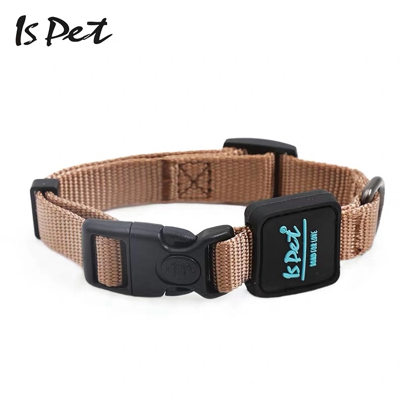 ISPET dog collar leash adjustable teddy small medium sized golden retriever dog chain large dog pet supplies