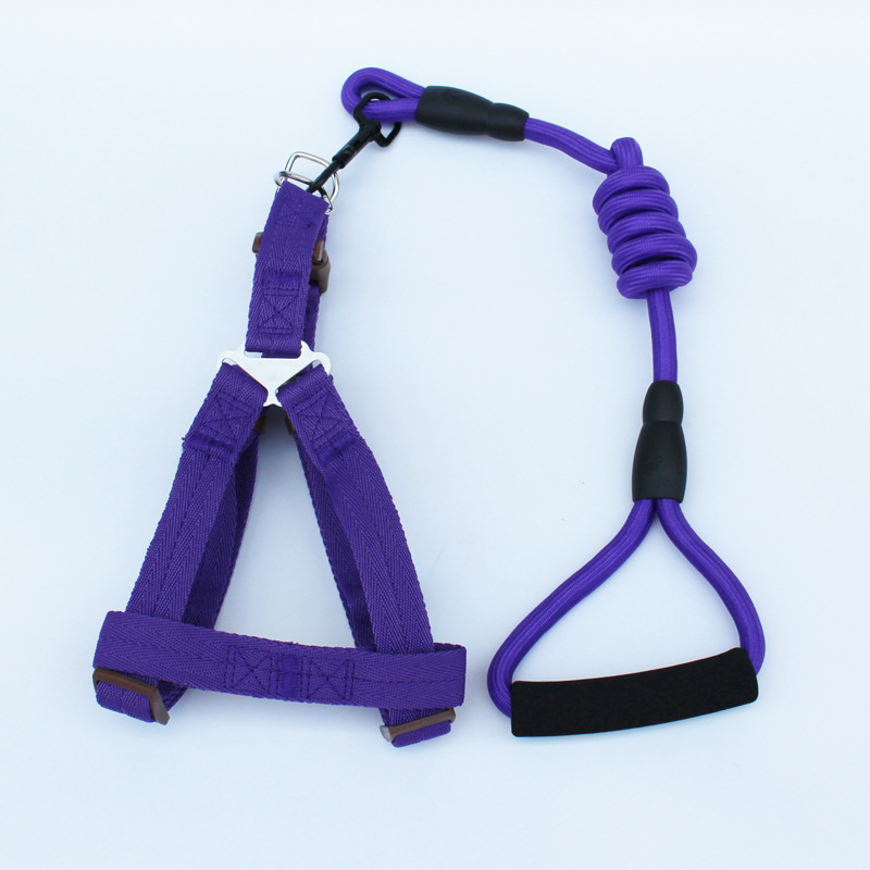 New Pet Hand Holding Rope Dog Traction Belt Cat Dog Rope Dog Chain round Rope Leash Set Collar Supplies New Pet Hand Holding Rope Dog Traction Belt Cat Dog Rope Dog Chain round Rope Leash Set Collar Supplies