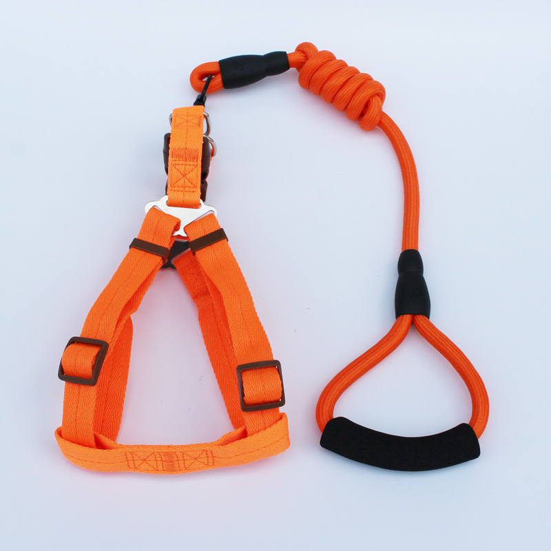 New Pet Hand Holding Rope Dog Traction Belt Cat Dog Rope Dog Chain round Rope Leash Set Collar Supplies New Pet Hand Holding Rope Dog Traction Belt Cat Dog Rope Dog Chain round Rope Leash Set Collar Supplies
