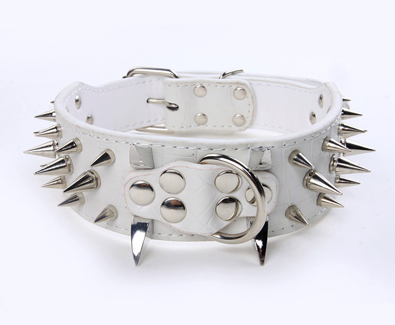 Wolf Tooth Spike Pet Collar Rivet Dog Collar Bully Collar Large Dog Dog Harness Amazon Hot Dog Leash