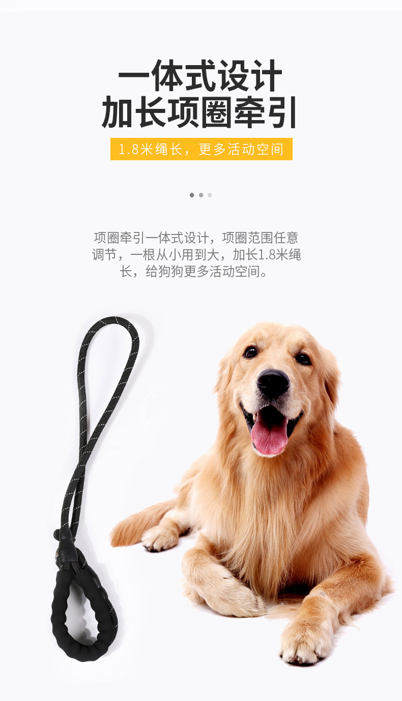 P Chain Leash Pet Collar Dog Chain Set Multi-Size Non-Holding Hand Walking Dog Leash Factory Wholesale P Chain Leash Pet Collar Dog Chain Set Multi-Size Non-Holding Hand Walking Dog Leash Factory Wholesale