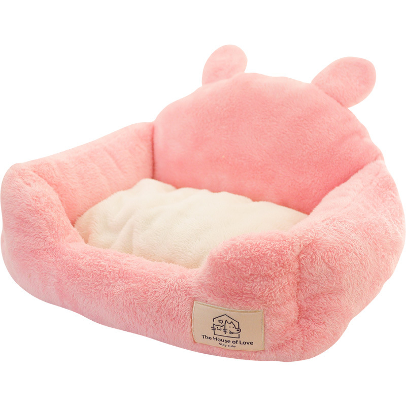 Dog bed Cathouse Kennel Pet Bed Removable and Washable Pet Home Pet Bed Dog Bed Warm Cat Pad Pet MatYouTube toy