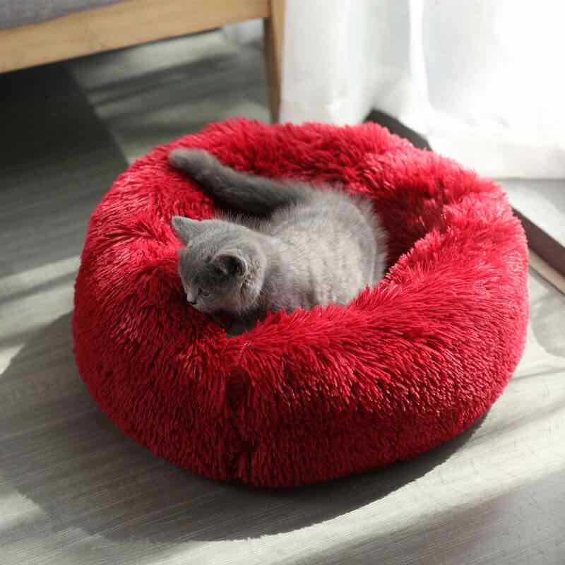 Pet Supplies Kennel round Plush Pet Cushion Mat Factory Self-Produced Goods Export Kennel Cat Kennel