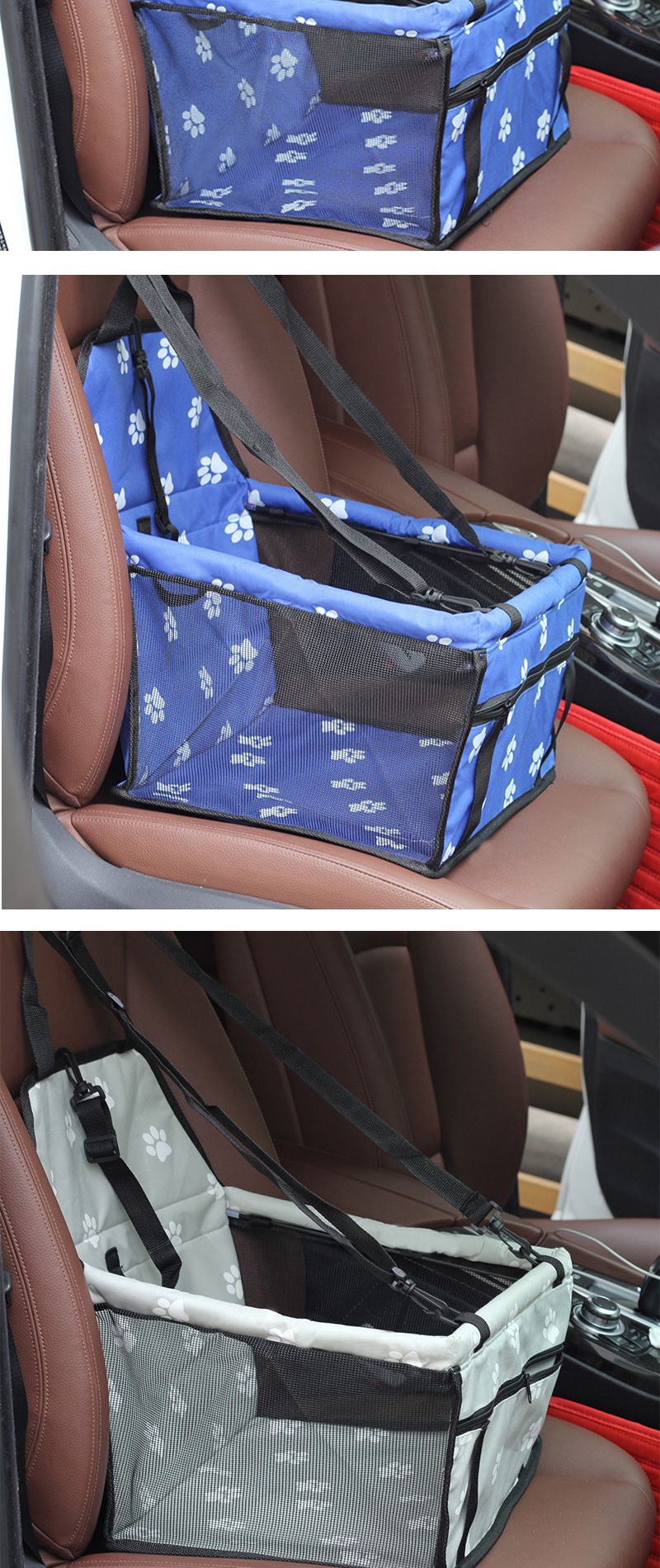 Amazon Hot Pet Car Mat Pet Supplies Pet Pannier Bag Vehicle-Mounted Pet Mat Waterproof Kennel Pet Bag