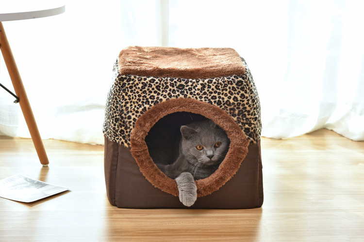 Cross-Border Hot Amazon Cat House Capsule Cat House Villa Closed Kennel House Pet Supplies Wholesale
