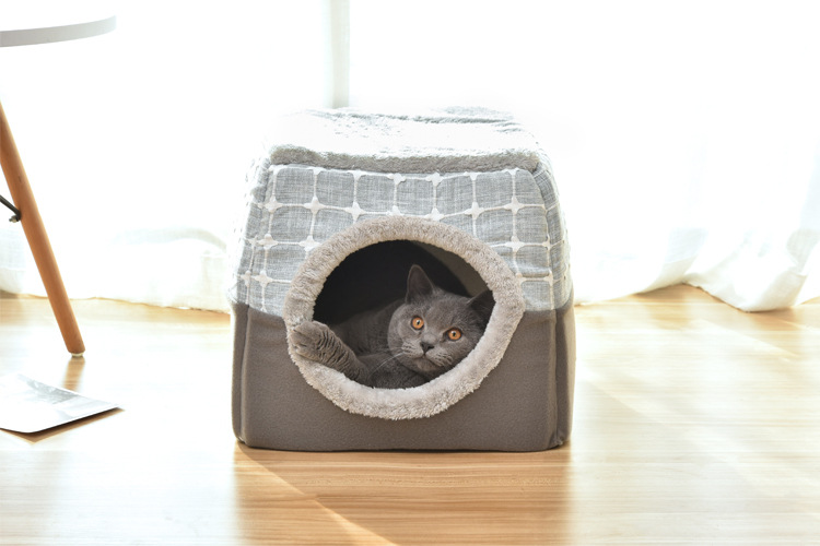 Cross-Border Hot Amazon Cat House Capsule Cat House Villa Closed Kennel House Pet Supplies Wholesale