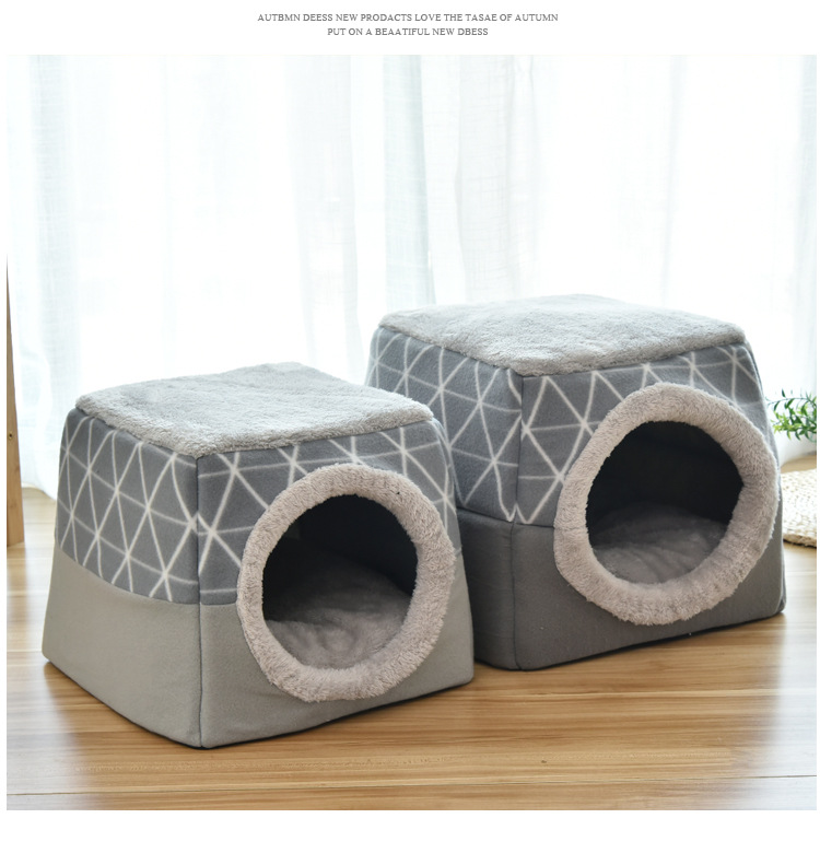 Cross-Border Hot Amazon Cat House Capsule Cat House Villa Closed Kennel House Pet Supplies Wholesale