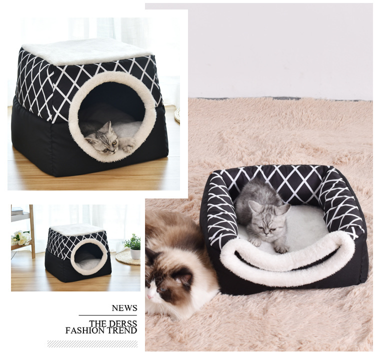 Cross-Border Hot Amazon Cat House Capsule Cat House Villa Closed Kennel House Pet Supplies Wholesale