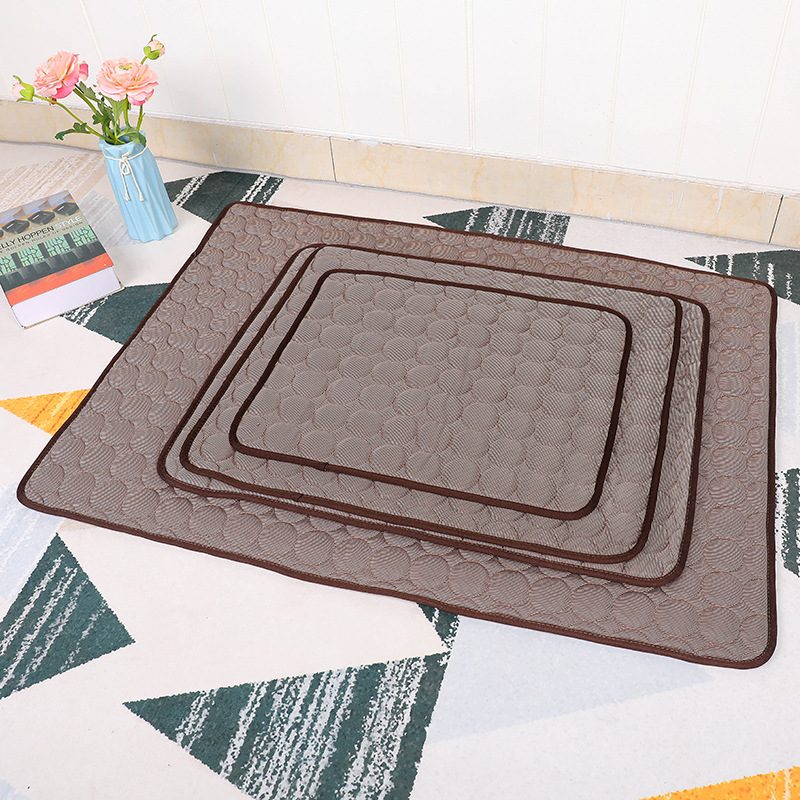 Summer Pet Pad Pet Ice Mat Dog Dog Bed Kennel Dog Bed Pet Ice Silk Mat Cat Cool Pad Pet Supplies