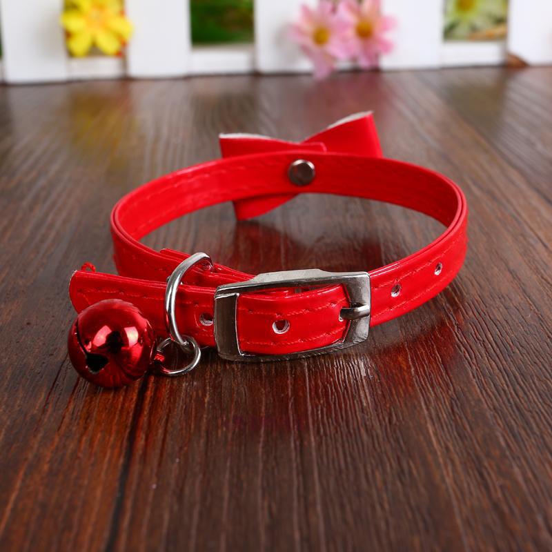 Pet Bell Collar Bow Cat Bell Collar Pu Collar Pet Decorations Pet Supplies Pet Bell Collar Bow Cat Bell Collar Pu Collar Pet Decorations Pet Supplies