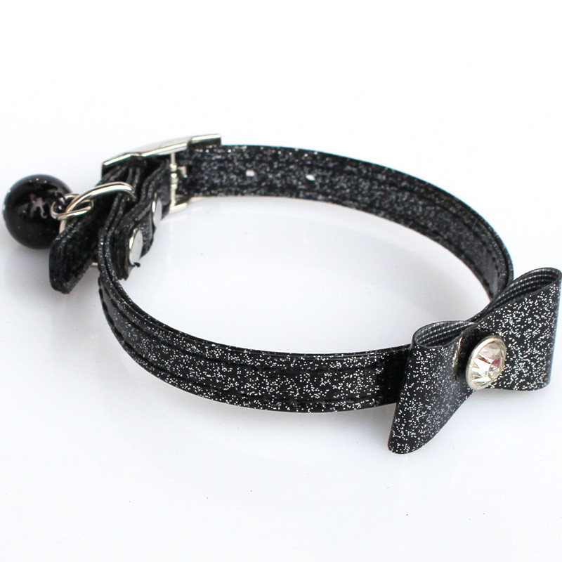 Pet Bell Collar Bow Cat Bell Collar Pu Collar Pet Decorations Pet Supplies Pet Bell Collar Bow Cat Bell Collar Pu Collar Pet Decorations Pet Supplies