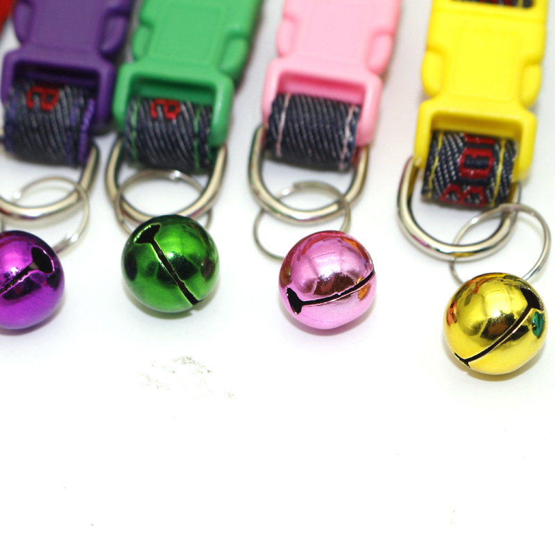 Pet Denim Collar Pet Bell Collar Cat Collar Dog Collar Patch Collar Ornament Pet Denim Collar Pet Bell Collar Cat Collar Dog Collar Patch Collar Ornament