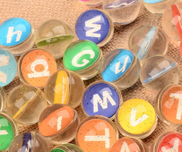 32mm Rubber Bouncy Ball English Letter Paper Card Bouncing Ball 1 Yuan Gashapon Machine Ball Children's Paradise Floating Ball 32mm Rubber Bouncy Ball English Letter Paper Card Bouncing Ball 1 Yuan Gashapon Machine Ball Children's Paradise Floating Ball