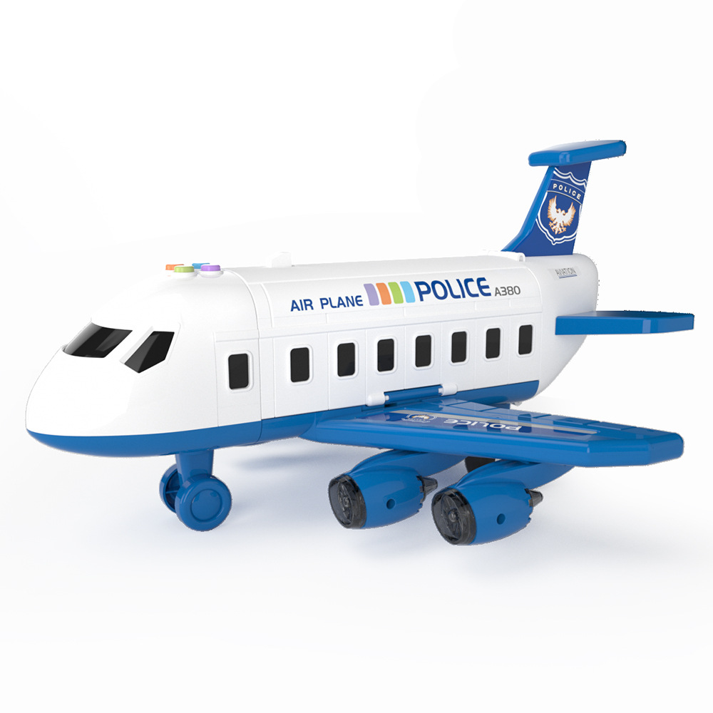 New Deformation Storage Scene Large Plane Children&#039;s Toy Intelligence Development Boys and Girls Inertia Car Model Toy