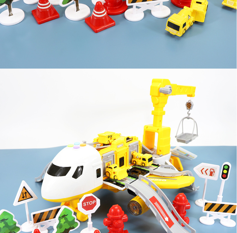 New Deformation Storage Scene Large Plane Children's Toy Intelligence Development Boys and Girls Inertia Car Model Toy New Deformation Storage Scene Large Plane Children's Toy Intelligence Development Boys and Girls Inertia Car Model Toy