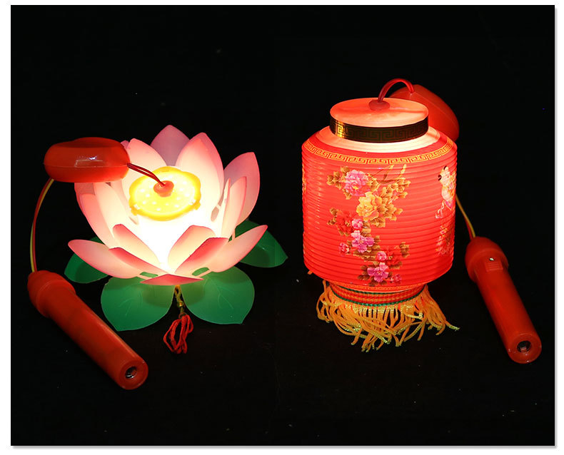 Lantern Portable Lotus Lamp Lantern Luminous GD Flash Music Children's Toy Night Market Stall Wholesale Lotus Lantern Lantern Portable Lotus Lamp Lantern Luminous GD Flash Music Children's Toy Night Market Stall Wholesale Lotus Lantern