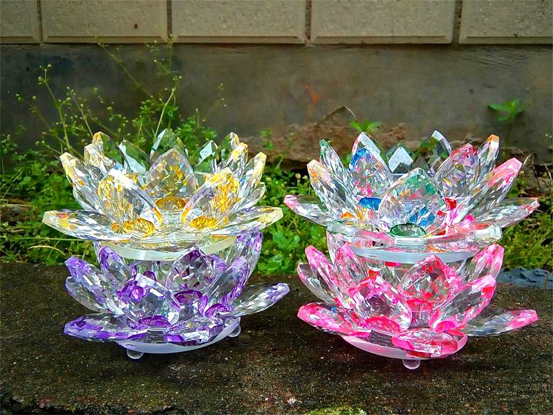 Buddhist Supplies Crystal Lotus Lamp Lamp for Buddha Worship Led Colorful Lantern Buddha Front Lantern Lotus Lantern Buddhist Supplies Crystal Lotus Lamp Lamp for Buddha Worship Led Colorful Lantern Buddha Front Lantern Lotus Lantern