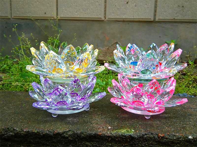 Buddhist Supplies Crystal Lotus Lamp Lamp for Buddha Worship Led Colorful Lantern Buddha Front Lantern Lotus Lantern Buddhist Supplies Crystal Lotus Lamp Lamp for Buddha Worship Led Colorful Lantern Buddha Front Lantern Lotus Lantern