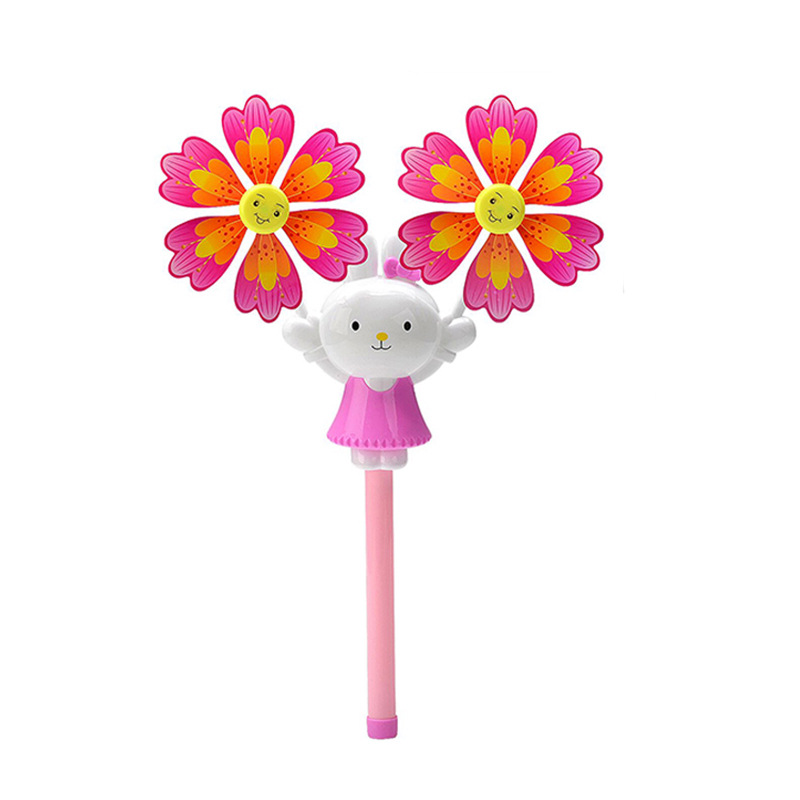 Windmill  Children's Toy Rabbit Cartoon Windmill Beach Night Market Stall Supply Kindergarten Prizes Scenic Spot