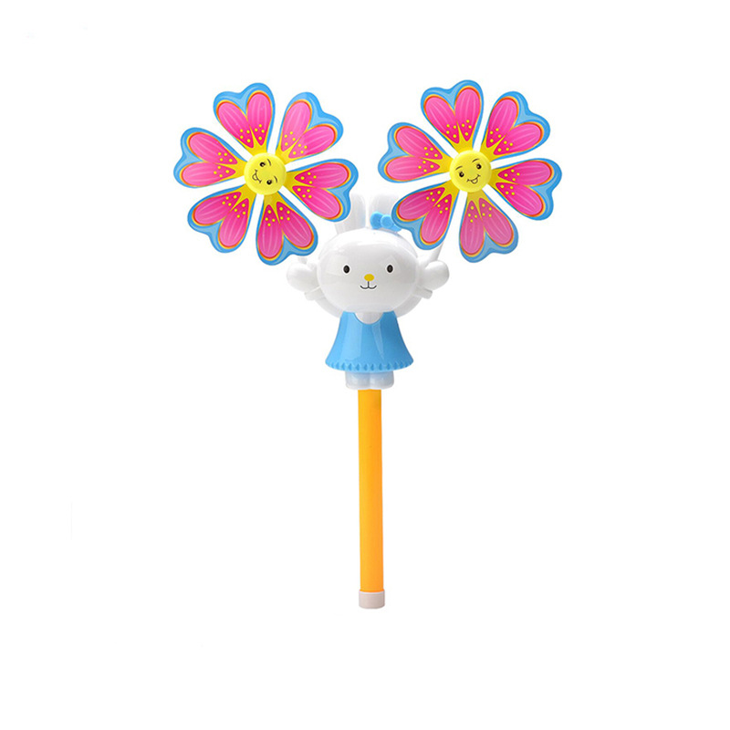 Windmill  Children's Toy Rabbit Cartoon Windmill Beach Night Market Stall Supply Kindergarten Prizes Scenic Spot