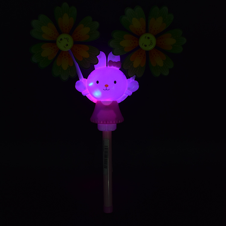 Windmill  Children's Toy Rabbit Cartoon Windmill Beach Night Market Stall Supply Kindergarten Prizes Scenic Spot