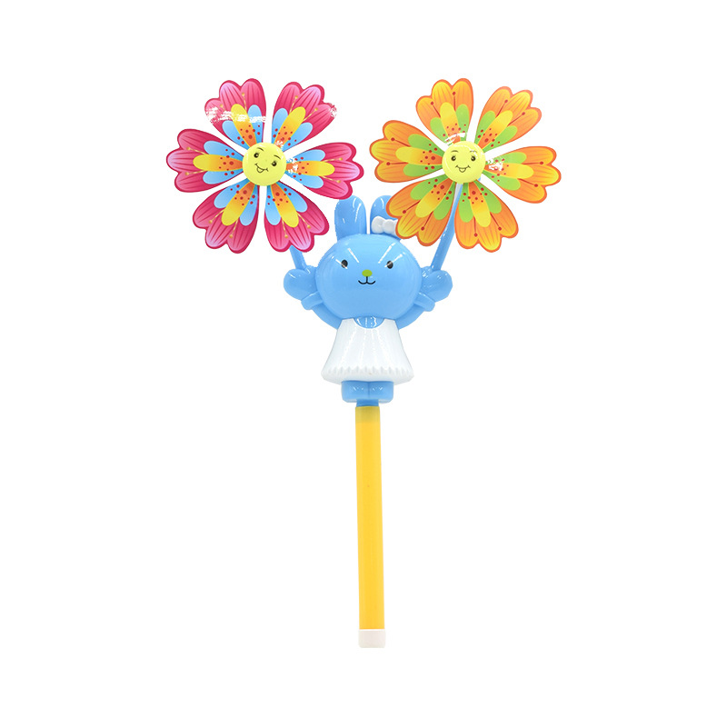 Windmill  Children's Toy Rabbit Cartoon Windmill Beach Night Market Stall Supply Kindergarten Prizes Scenic Spot