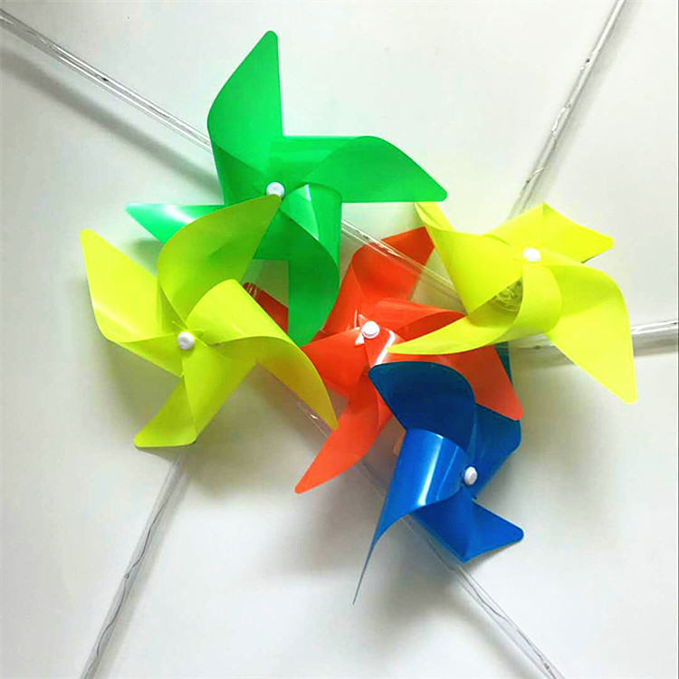 Double-Layer Sequined Windmill Cartoon Colorful Children's Park DIY Stall Beach Night Market Toys Yiwu Toy Supply