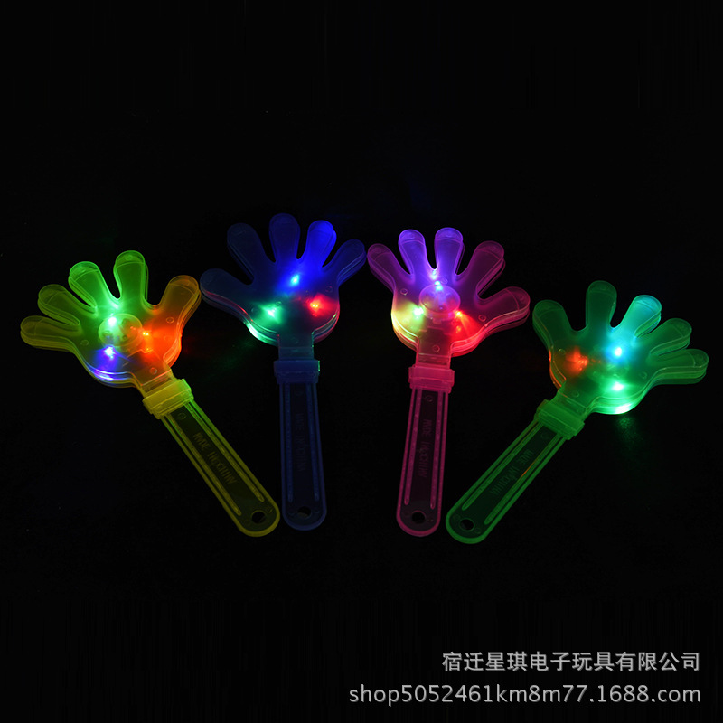 Luminous Palm Clap Trap Flash Cheering Props Concert Fluorescent Slap Claps Factory Direct Sales Hand Clap