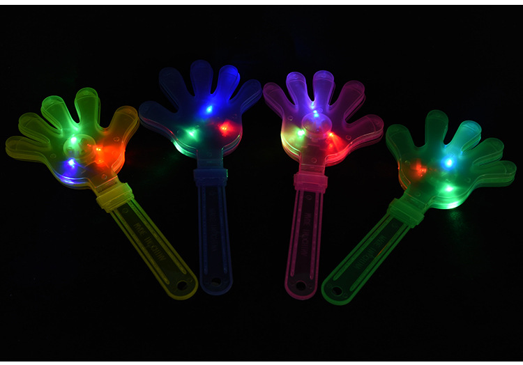 Luminous Palm Clap Trap Flash Cheering Props Concert Fluorescent Slap Claps Factory Direct Sales Hand Clap Luminous Palm Clap Trap Flash Cheering Props Concert Fluorescent Slap Claps Factory Direct Sales Hand Clap
