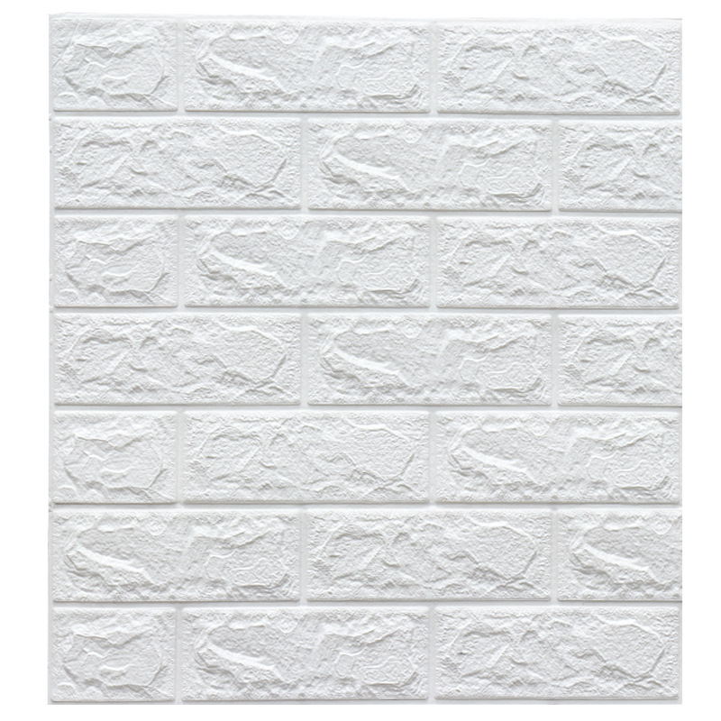 Simulation Brick Pattern Wallpaper Kindergarten Bedroom Background Wall Decoration Foam MoistureProof Wall Wallpaper