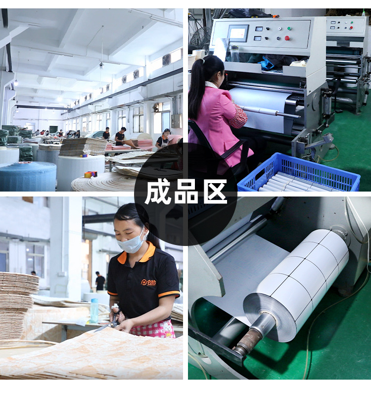 Wallpaper Factory Direct Supply Foam Waterproof Moisture-Proof Wallpaper Anti-Collision Continuous Roll Snowflake Brick