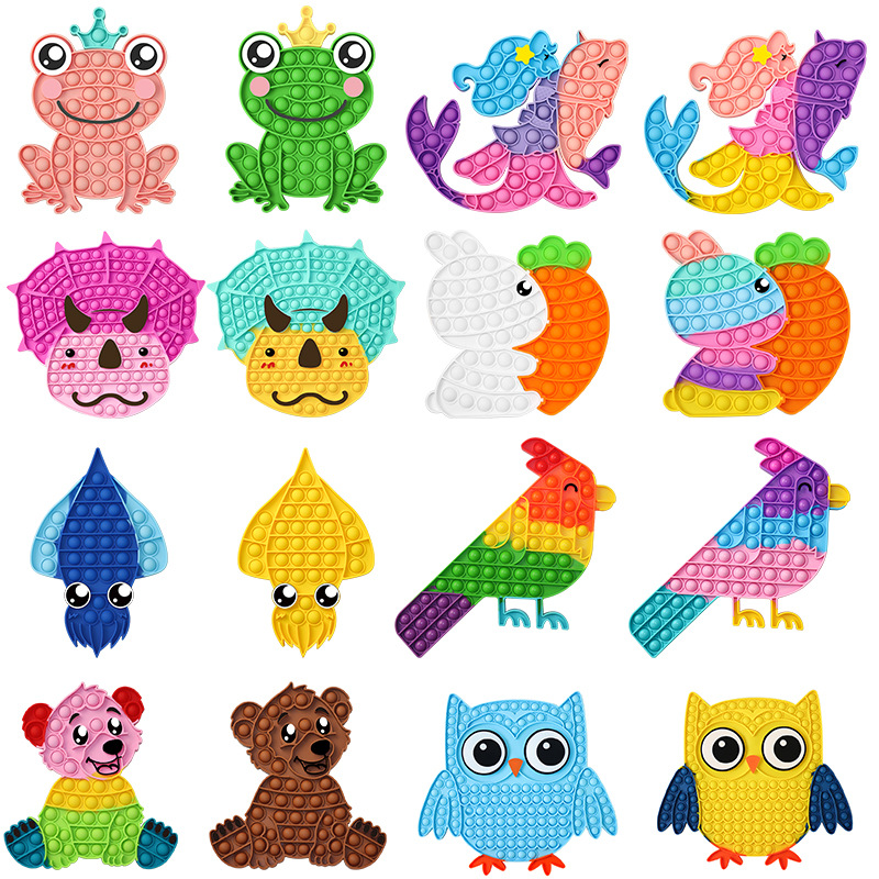Toy Block Animal Deratization Pioneer Educational Toys New Puzzle Desktop Decompression Bubble Deratization Toys