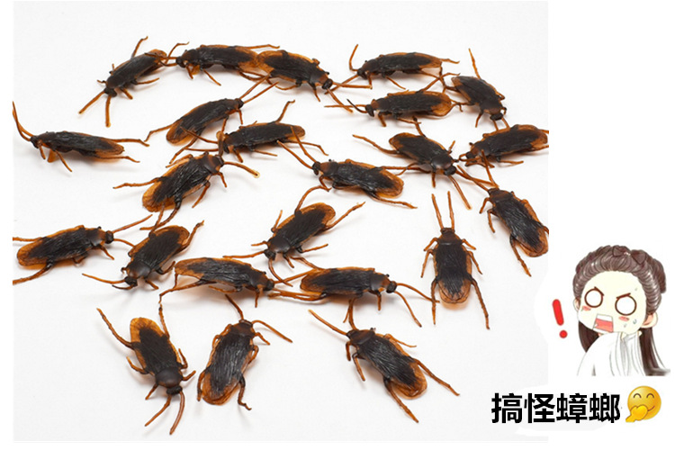 April Fool's Day Prank Whole Person Gift Trick Props Fake Cockroach Simulation prank Toy