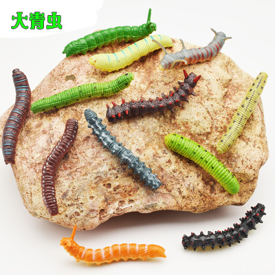 prank Toy Simulation Caterpillar Cabbage Insect Crawling Insect Animal Model Prank Trick Whole Person Scared Toy