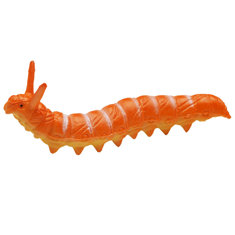 prank Toy Simulation Caterpillar Cabbage Insect Crawling Insect Animal Model Prank Trick Whole Person Scared Toy