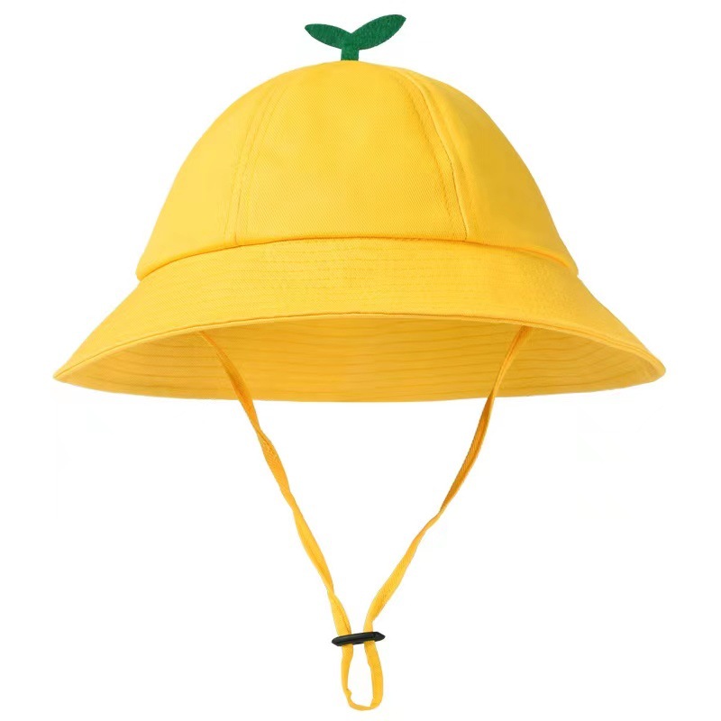 Kindergarten Children's Cotton Yellow Cap 2022 New Spring Primary School Student Hat Japanese Maruko Sun Hat Wholesale