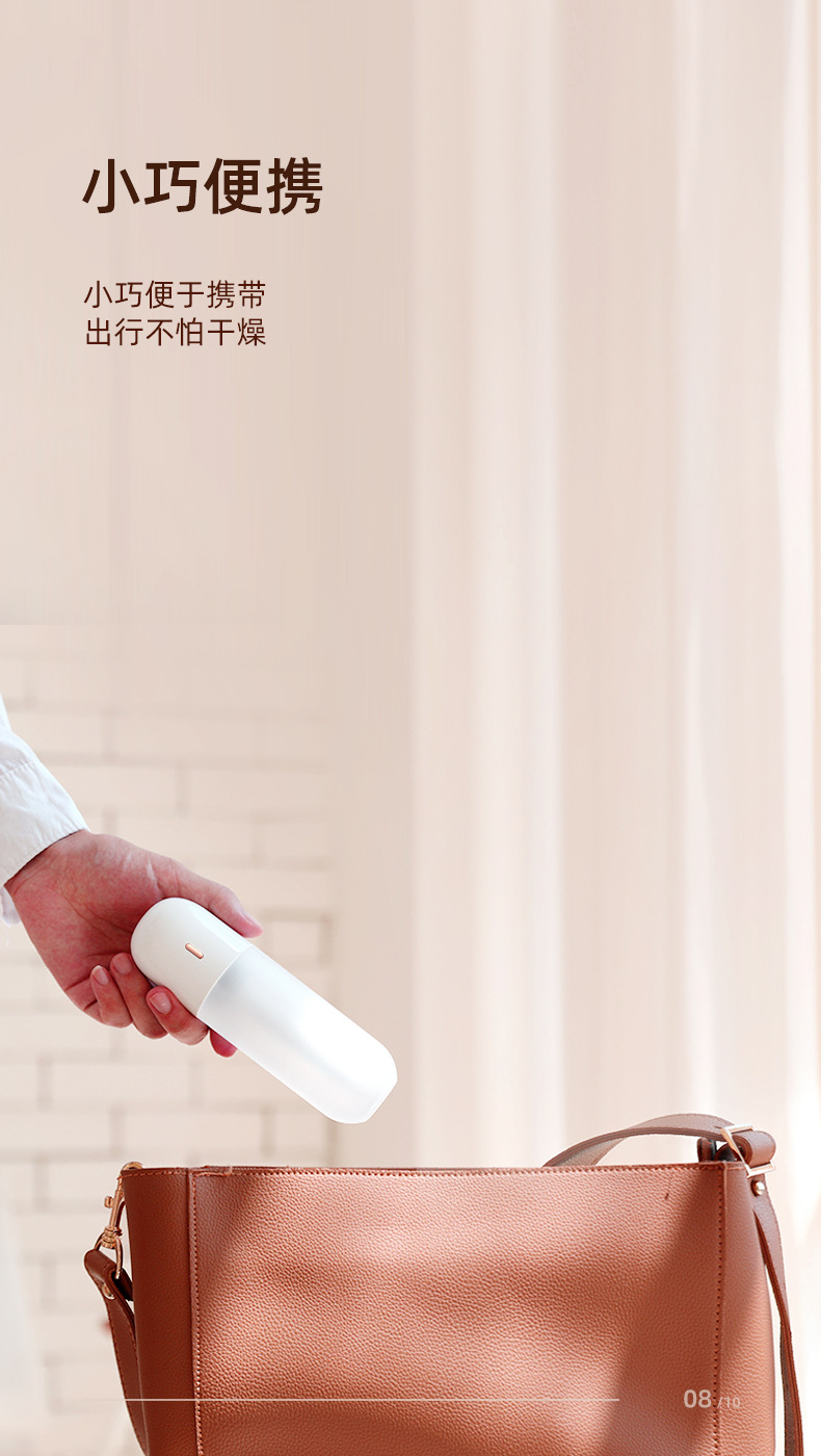 Creative Maruko Mini Wireless Humidifier Charging Household Desk Humidifier Car USB Small Water Replenishing Instrument