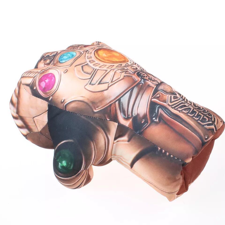 Avengers movie spider-man iron man hulk stone kills infinity boxing glove plush toy Avengers movie spider-man iron man hulk stone kills infinity boxing glove plush toy