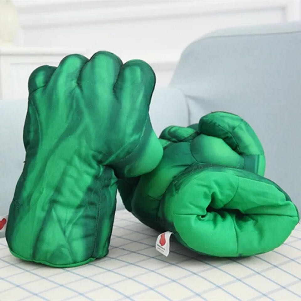 Avengers movie spider-man iron man hulk stone kills infinity boxing glove plush toy Avengers movie spider-man iron man hulk stone kills infinity boxing glove plush toy
