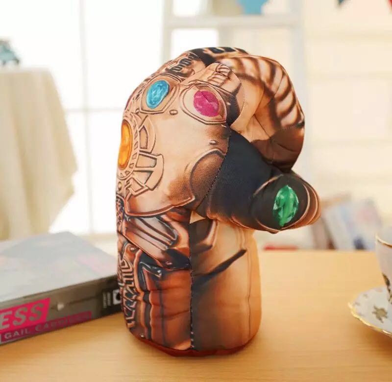 Avengers movie spider-man iron man hulk stone kills infinity boxing glove plush toy Avengers movie spider-man iron man hulk stone kills infinity boxing glove plush toy