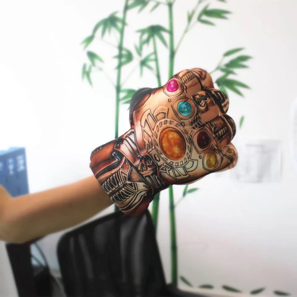 Avengers movie spider-man iron man hulk stone kills infinity boxing glove plush toy Avengers movie spider-man iron man hulk stone kills infinity boxing glove plush toy