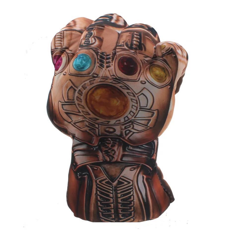 Avengers movie spider-man iron man hulk stone kills infinity boxing glove plush toy Avengers movie spider-man iron man hulk stone kills infinity boxing glove plush toy