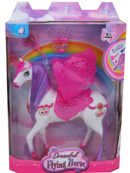 Electric Horse Tail Strop Music Light Girl Toy Play House Toy Pegasus Barbie Electric Horse Tail Strop Music Light Girl Toy Play House Toy Pegasus Barbie